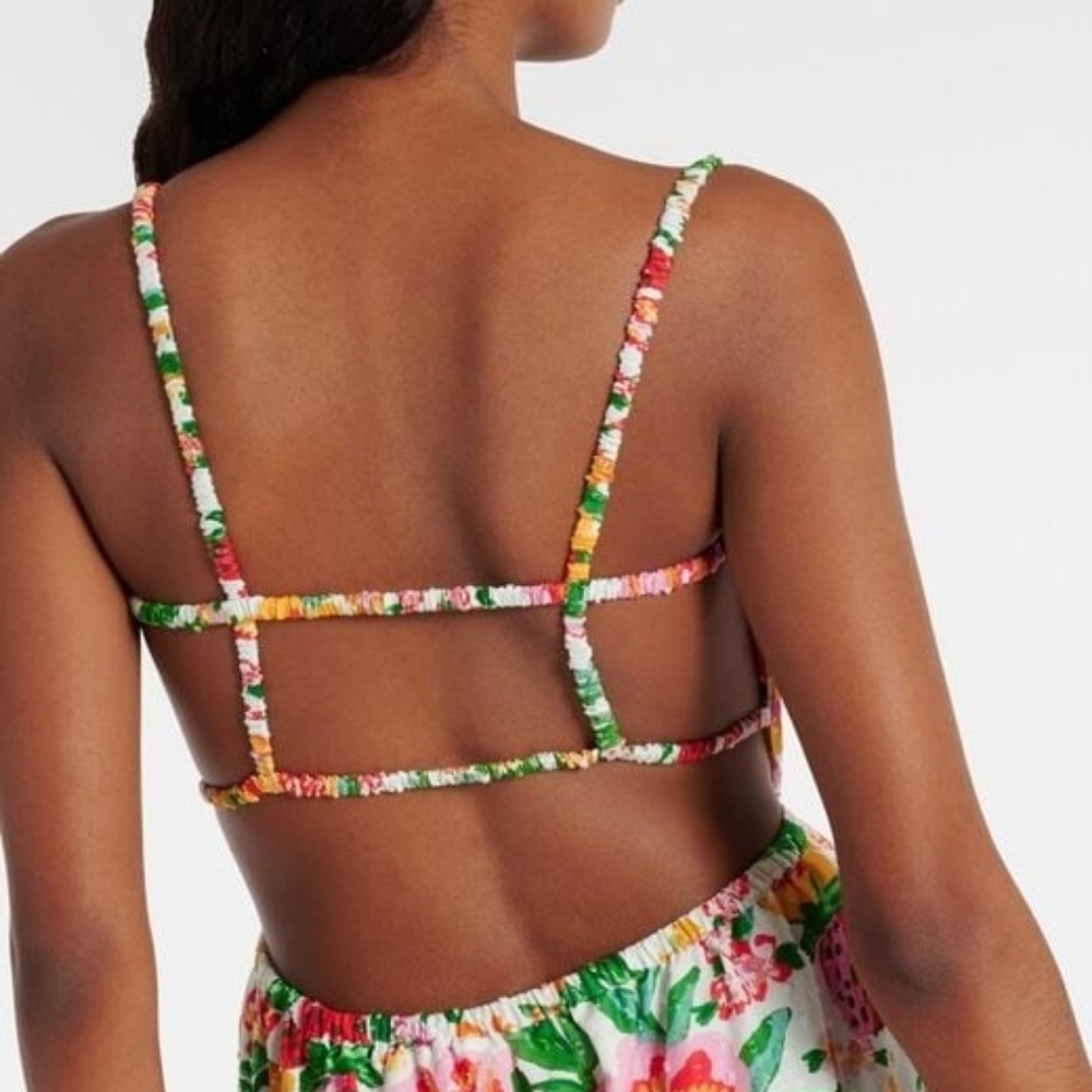 FARM Rio Multicolor Floral Backless Sundress - Picture 6 of 12